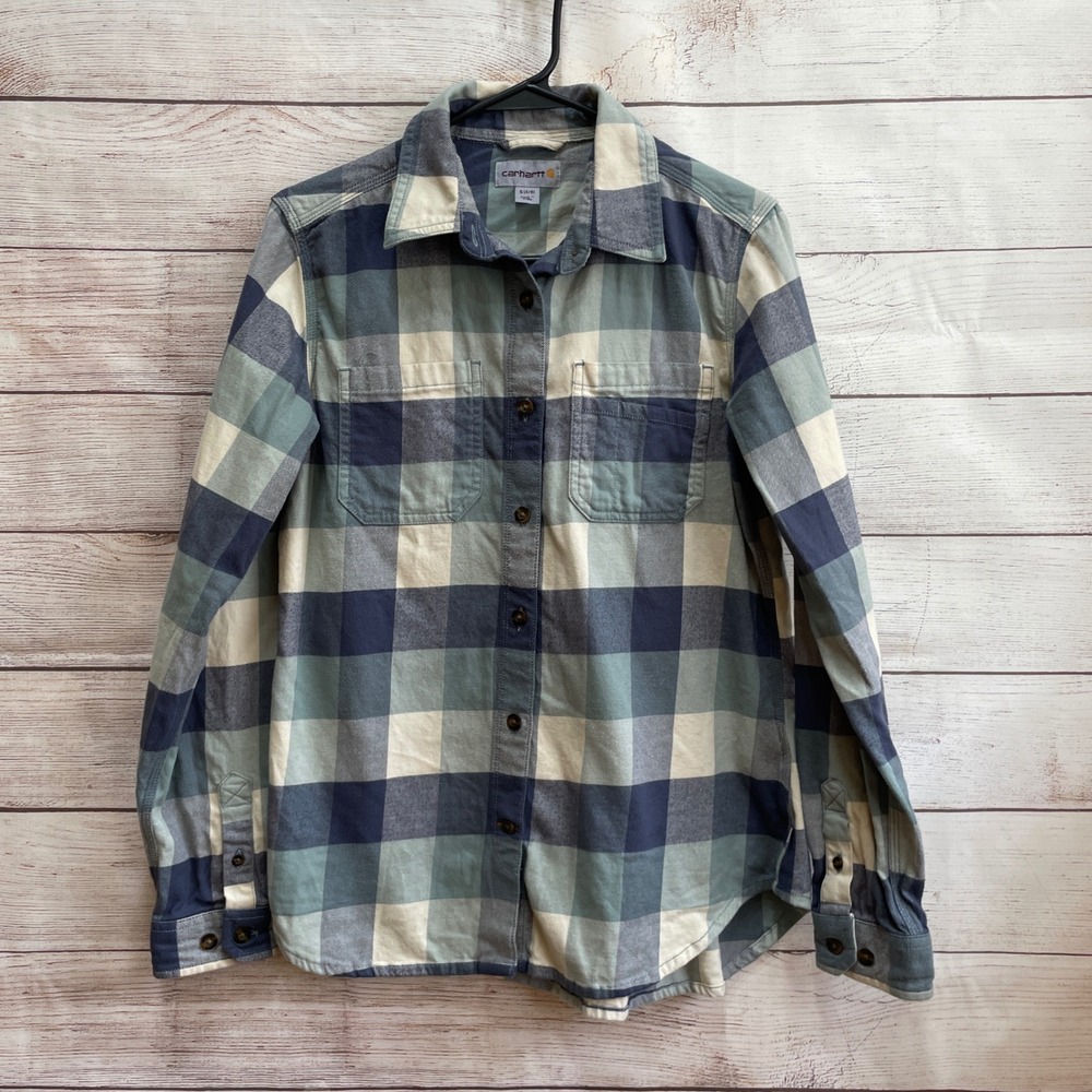 CARHARTT WOMEN'S PLAID FLANNEL SHIRT